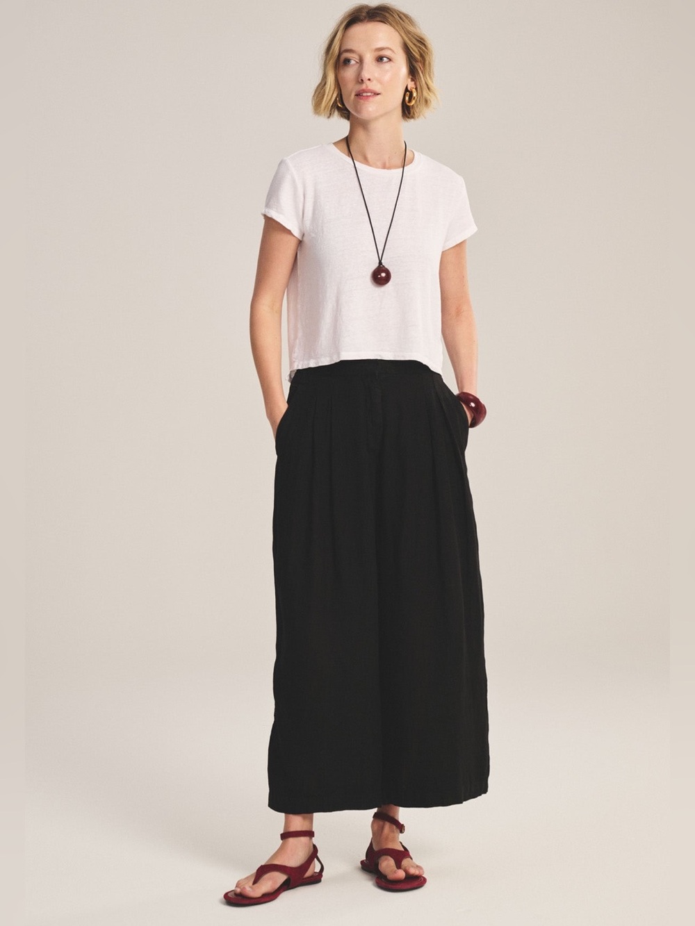 Velvet by Graham & Spencer Danika Linen Pants
